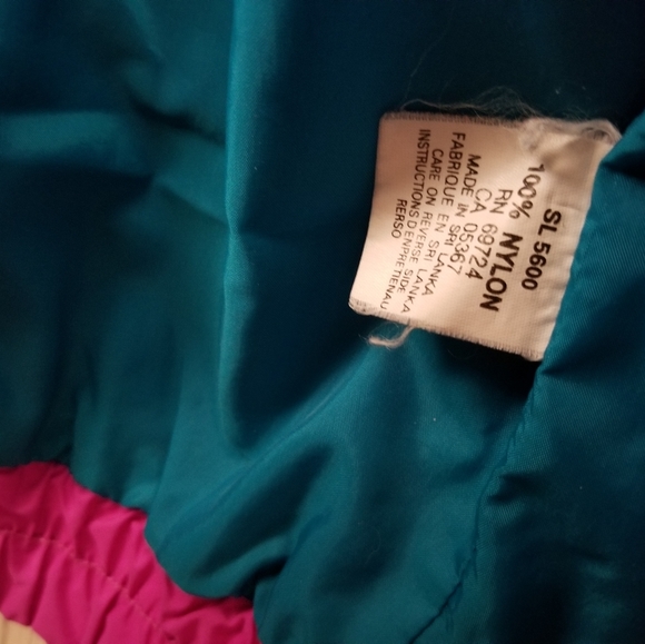 💗Columbia 80's Style Women's Size Windbreaker Jacket - Picture 12 of 16
